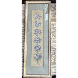 Volpato Edix Raffaello Inv Fruit Bouquet Arrangement Framed Print On Silk Gold